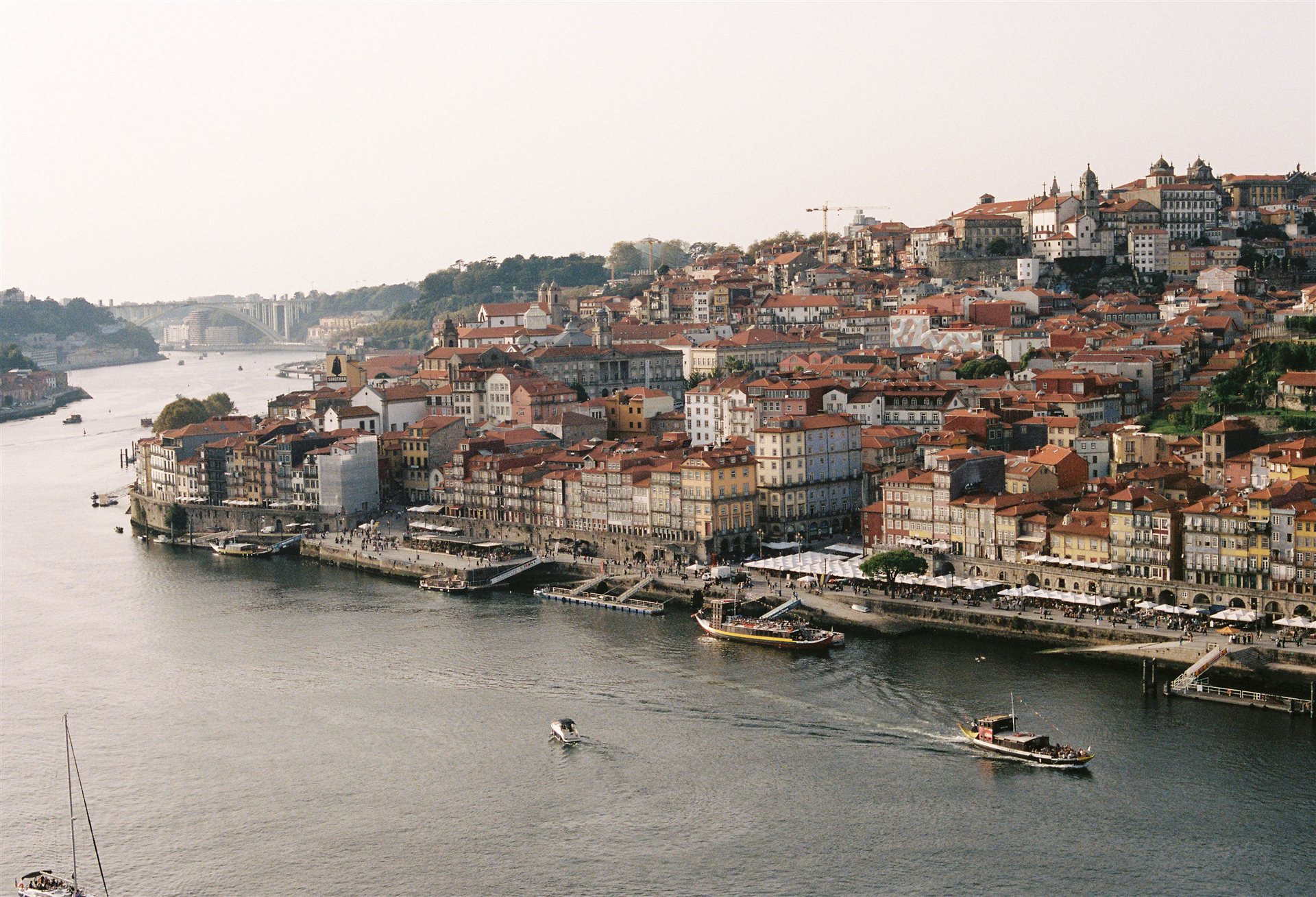 The Douro river and Porto’s historic waterfront