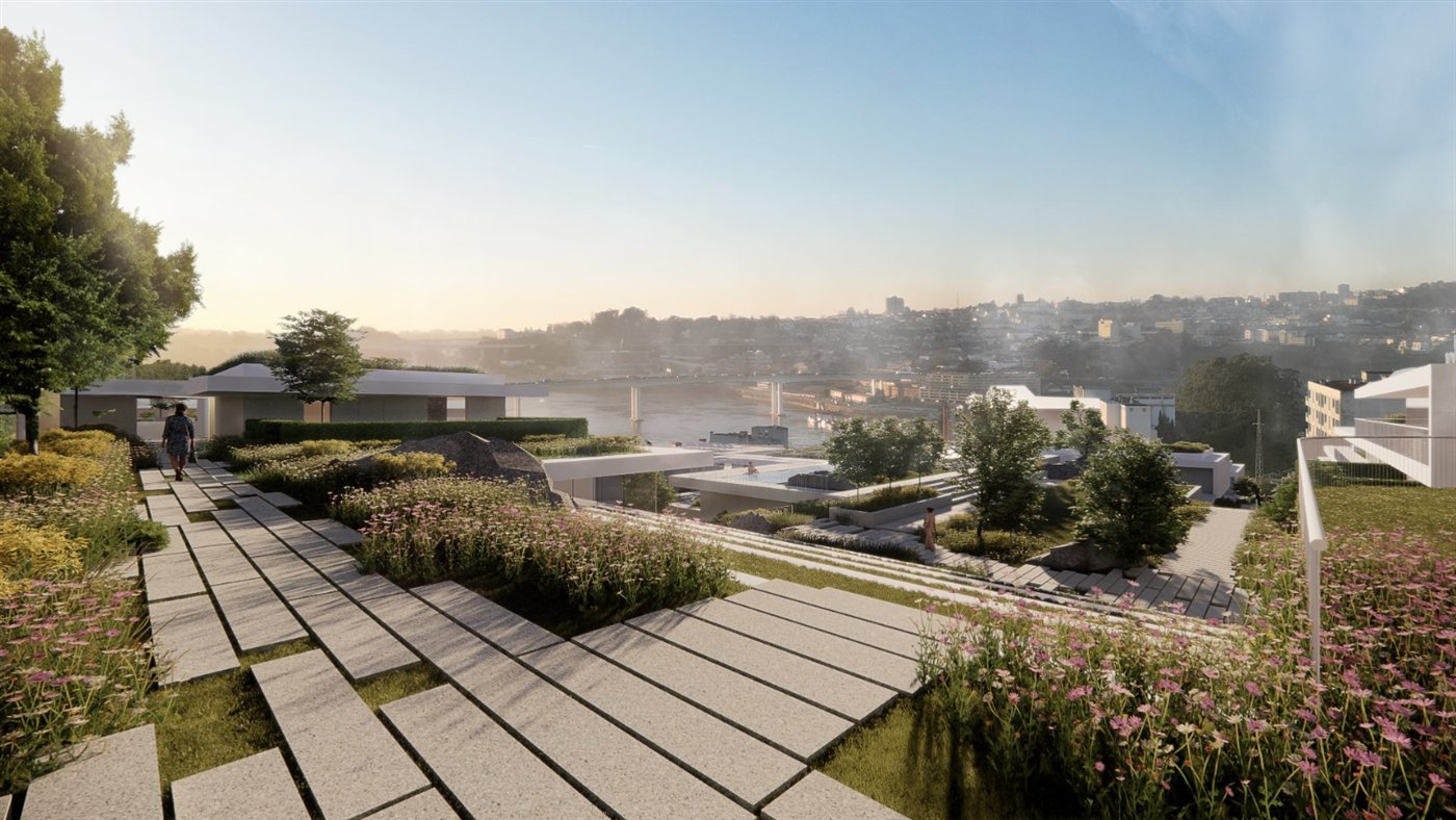 O’rizon Living outdoor pool and landscaped terraces